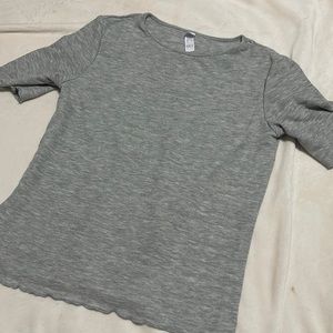 Grey short sleeved t-shirt
